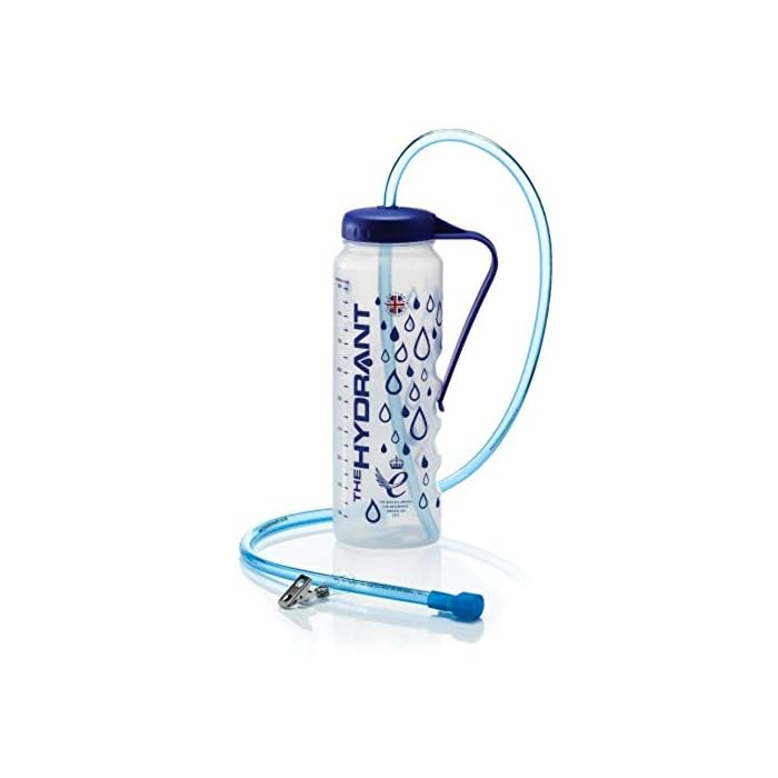 SP Ableware Hydrant Water Bottle with Long Tube, Mouth Piece and Clothing Clip for Hand-Free Hydration- 1-Liter…