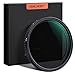 K&F Concept 62mm Variable ND Filter ND2-ND32 Camera Lens Filter (1-5 Stops) No X Cross HD Neutral Density Filter with 28 Multi-Layer Coatings Waterproof (Nano-X Series)