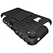 Galaxy J1 2016 Case, Galaxy Amp 2 Case, Galaxy Express 3 Case, OEAGO Tough Rugged Dual Layer Plastic Impact Defender Case Cover with Kickstand for Samsung Galaxy Amp 2 / J1 (2016) / Express 3 - Black