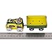 Vintage Wind-up Tractor and Trailer Collectible Tin toy with Key for Adult