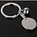 BR Stylish Ping Pong Table Tennis Alloy Keychain Key Ring Holder Belt Clip