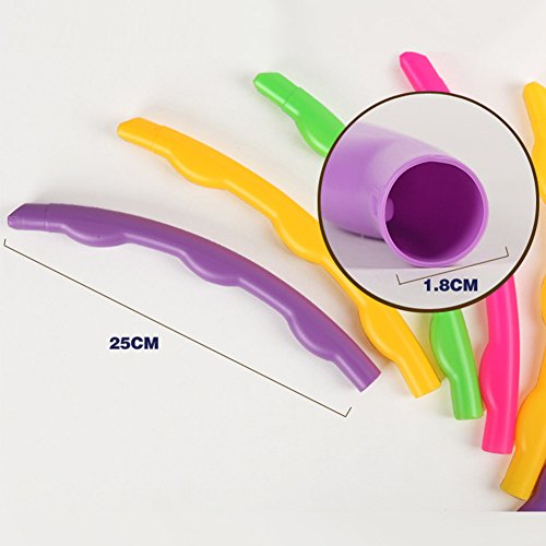 Qiyun Hula Hoop Children Hula Hoop Toys Detachable Plastic Hula Hoop as Fitness Equipment for Adultsdiameter:D 40CM (80 grams) - Thumbnail 5