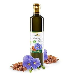 Certified Organic Cold Pressed Flax Seed Oil 500ml Biopurus