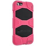 Griffin Survivor Case for Apple iPhone 6 Plus - Hot Pink/Black
