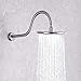 KES ALL METAL 8-Inch Shower Head Fixed Mount Rainfall Style Stainless Steel, Brushed Nickel,J203S8-BN