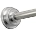 iDesign Astor Metal Tension Rod, Adjustable Customizable Curtain Rod for Bathtub, Shower Stall, Closet, Doorway, 26-42 Inches, Brushed Stainless Steel