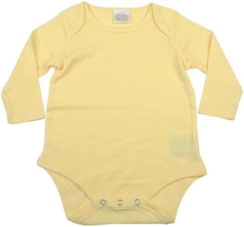 KidzStuff Insect Repellant Long-Sleeved Onesies, Yellow, 9-12 Months