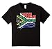 Kids South Africa t-shirt South African legend flag t-shirt 8 Black