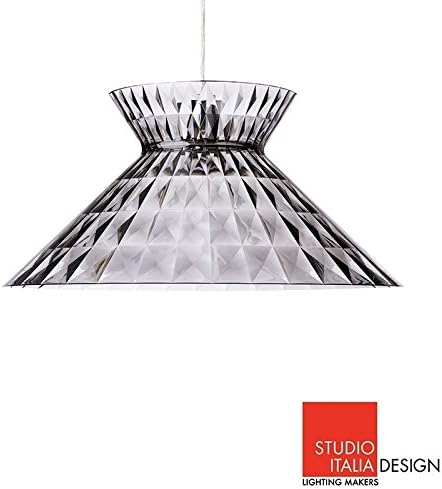 Sugegasa LED Suspension Ceiling Lamp Clear Fumè Studio Italia Design