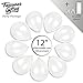 Treasures Gifted Metallic White Balloons - Pearlized White Balloons - Globos Blancos, Big White Balloons 12 Inch - White Latex Balloons, Large White Balloons - Pack of 100 Balloons