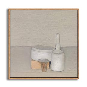 Framed Metaphysical Still Life with Triangle by Giorgio...