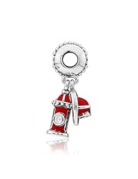 Colgante de plata de ley con diseño de bomberos de PANDORA   797632ENMX