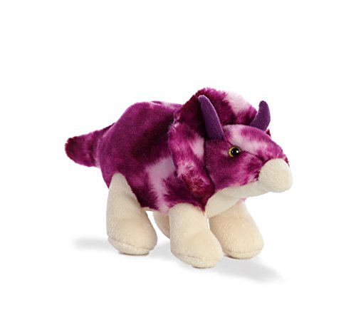 Aurora World Triceratops Plush, Purple, Small