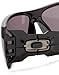 Oakley Men's OO9081 Oil Rig Rectangular Sunglasses, Polished Black/Warm Grey, 28 mm