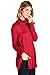 12 Ami Solid Turtleneck High Low T-Shirt Tunic Top (S-XXXL) - Made in USA