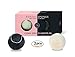 Facial Sponges (2 Konjac Sponges Charcoal & Kaolin Clay) w/Activated Bamboo Charcoal for Face Cleaning, Loofah Exfoliation of Dead Skin, Makeup Removal, Men & Women, All Natural Face Sponges