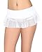 iHeartRaves Women's Sexy Fishnet Micro Mini Low Rise Skirt