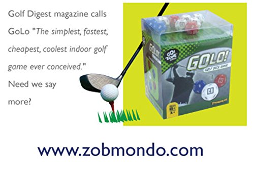 GOLO, Golf, Dice Game - Award Winning, Super Fun, Golf Dice Game - A Dice Game That Is Perfect For - Travel, Home, Parties, Gifts, Stocking Stuffers, Get-Togethers, and the 19 hole