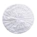 Hee grand Women Warm Baggy Knit Beret Ladies Winter Beanie Hat Lightweight Ski Knitted Hat White