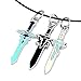 Cosplay Costume Sao Sword Art Online Kirito Dark Repulser Asuna Necklace Pendant
