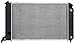 Prime Choice Auto Parts RK608 New Complete Aluminum Radiator