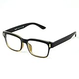 Cyxus Blue Light Blocking Computer Glasses Frame Unisex (Men/Women) (8084T55, Gradient Coffee Brown)