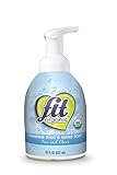 Fit Organic Foaming Dish & Hand Soap, Free and Clear, 18 Ounce