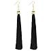 BYNNIX 5 Pairs Long Tassel Earrings Thread Fringe Dangle Drop Earring For Women Girls - Mixed Colors