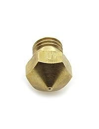 biqu MK10 M7 0,4 mm Extrusora latón boquilla del cabezal de impresión para MakerBot 2 Reprap Impresora 3d filamento de 1,75 mm (Pack de 5 unidades)