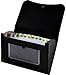 Lion 13-Pocket Small Ex panding File, 5-3/4 x 8-1/2 Inches, Black, 1 File (94300-BK)