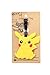 Set of 3 - Super Cute Kawaii Cartoon Silicone Travel Luggage ID Tag for Bags (Pikachu)