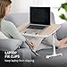 Laptop Desk for Bed, TaoTronics Lap Desks Bed Trays for Eating and Laptops Stand Lap Table, Adjustable Computer Tray for Bed, Foldable Bed Desk for Laptop and Writing in Sofa and Couch Woodthumb 1