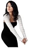 Sexy Shadow Stripe Skinny Shrug by KD Dance New York Stretch Knit Made in USA