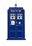 Kurt Adler 4.5-inch Doctor Who Tardis Blow Mold Plastic Ornament