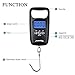 MadBite Fishing Gear Tool, Portable Digital Fish Scale Waterproof, Digital Fishing Scale Accurate with Thermometer