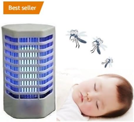 Nayka Electronic Mosquito and Insect Killer Cum Night Lamp, Multicolour - Pack of 2
