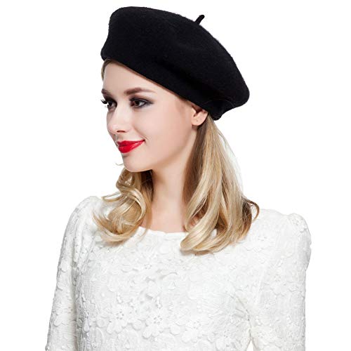 Jolbndcv 6 PCS Beret Hat French Beanie Hat Outdoor Hat Winter Hat Fashion Lady Hat - Thumbnail 2