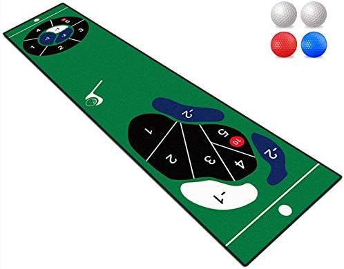 BOLOMI Golf Putting Mat Indoor Portable Golf Training Mat,Mini Practice Trainer Aid Equipment for Home, Office, Outdoor Use – 2 x 9 Feet(with 4 Balls) BOLOMI Golf Putting Mat Indoor Portable Golf Training Mat,Mini Practice Trainer Aid Equipment for Home, Office, Outdoor Use – 2 x 9 Feet(with 4 Balls)