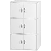 Hodedah Bookcase | 41 x 23.4 x 15.5-In, Engineered Wood, Closed-Back Design, Tool-Free Assembly with Included Hardware, 16-In Shelf Clearance