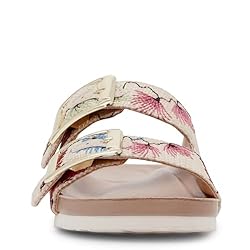 Madden Girl Women's Bodiee Slide Sandal, Raffia
