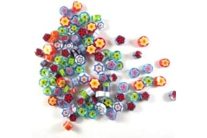 Assorted Floral Mix Murrine ASRT-FL Millefiori COE 90 Glacial Art Glass