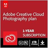 Adobe Creative Cloud Photography plan with 1TB | 1 Year Subscription (PC Download)