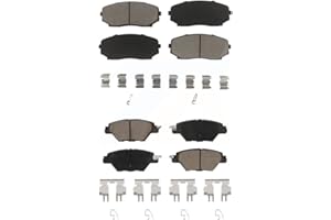 CMX Front Rear Ceramic Brake Pads Kit For 2016-2019 Mazda CX-9 KCX-100195