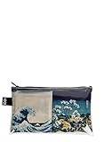 LOQI Art Lover Pocket, Hokusai Wave & Fuji Reusable