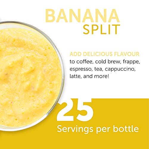 Jordan's Skinny Syrups Sugar Free Banana Split Syrup Gluten Free