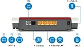 FRITZ!Box 7530 AX Wi-Fi 6 DSL Router 1800Mbps VDSL Supervectoring 300Mbps DECT view 3