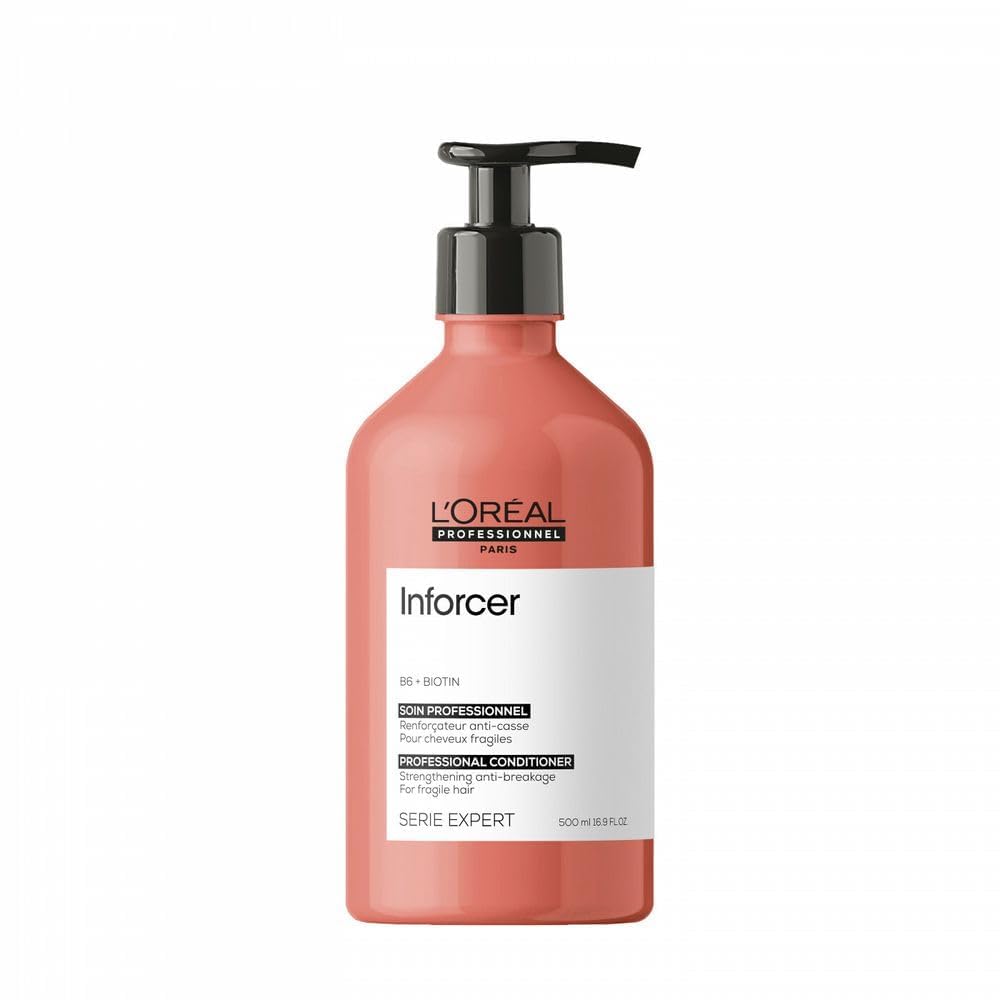 Photo 1 of L'Oréal Professionnel Paris Inforcer Deep Conditioner - For Weak & Fragile Hair, Provides Strength and Prevents Breakage, With Biotin & Vitamin B6