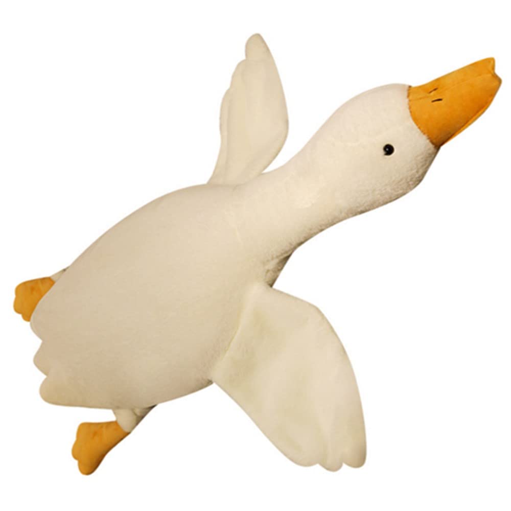 OUKEYI Goose Stuffed Animal 19.6 inchVery Huge Goose Plush Pillow Toy, Cute Giant White Goose Stuffed Animal Duck Plush Pillow