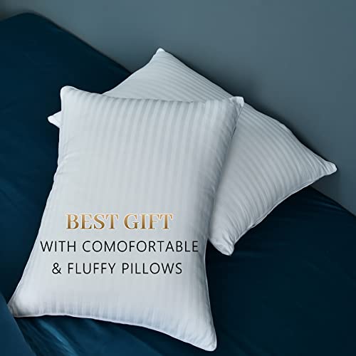 Warmstar Queen Size Pillows for Sleeping Set of 2 , 100 Cotton Fabric