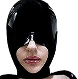 SERTOWN Latex Mask Rubber Hood Open Mouth for Party
